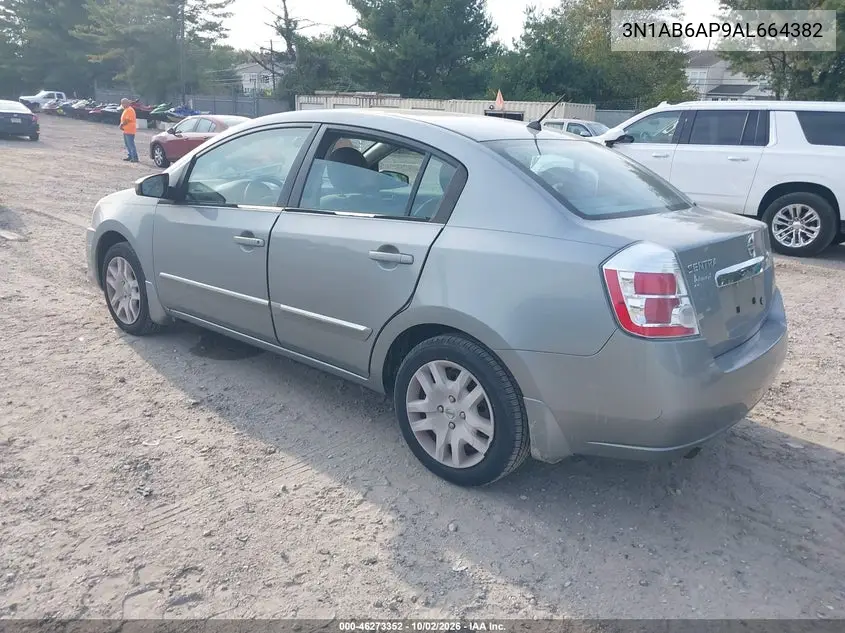 2010 NISSAN SENTRA VIN 3N1AB6AP9AL664382 — фото 3