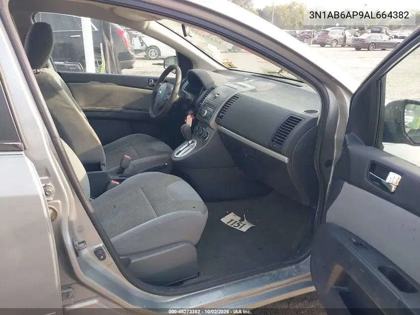 2010 NISSAN SENTRA VIN 3N1AB6AP9AL664382 — фото 5