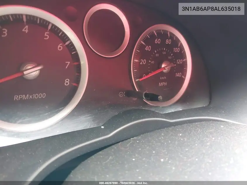 2010 NISSAN SENTRA VIN 3N1AB6AP8AL635018 — фото 7