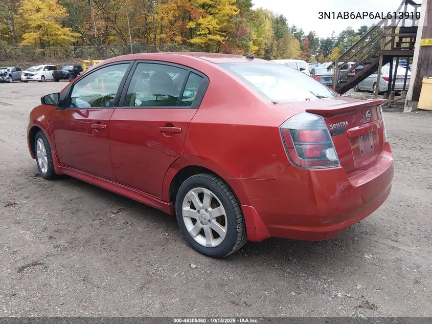 2010 NISSAN SENTRA VIN 3N1AB6AP6AL613910 — фото 3