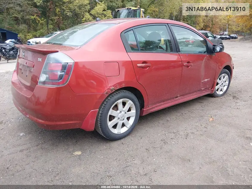 2010 NISSAN SENTRA VIN 3N1AB6AP6AL613910 — фото 4