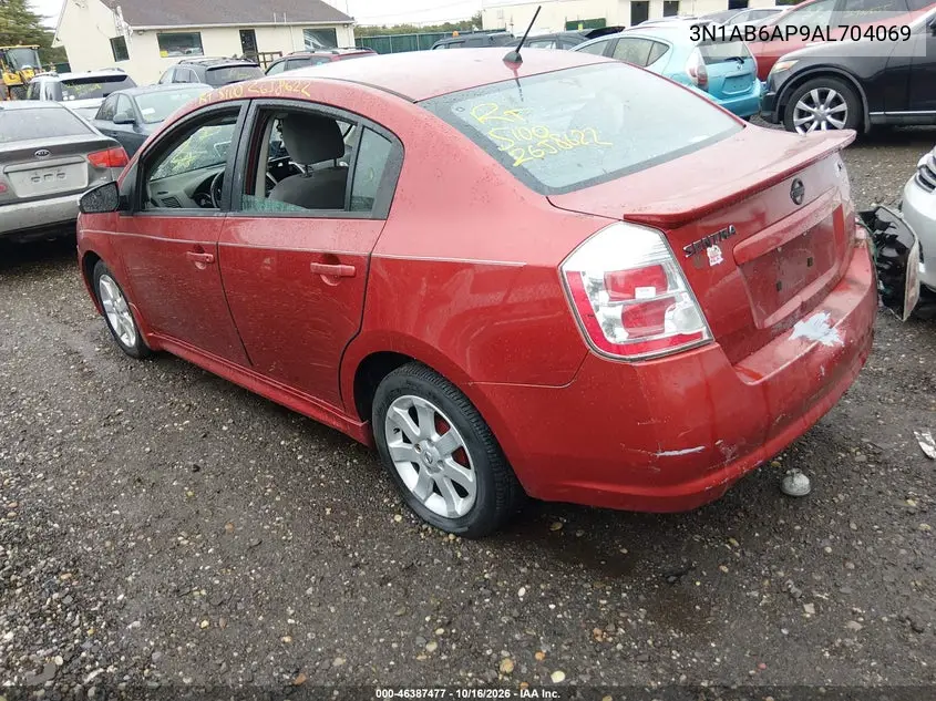 2010 NISSAN SENTRA VIN 3N1AB6AP9AL704069 — фото 3