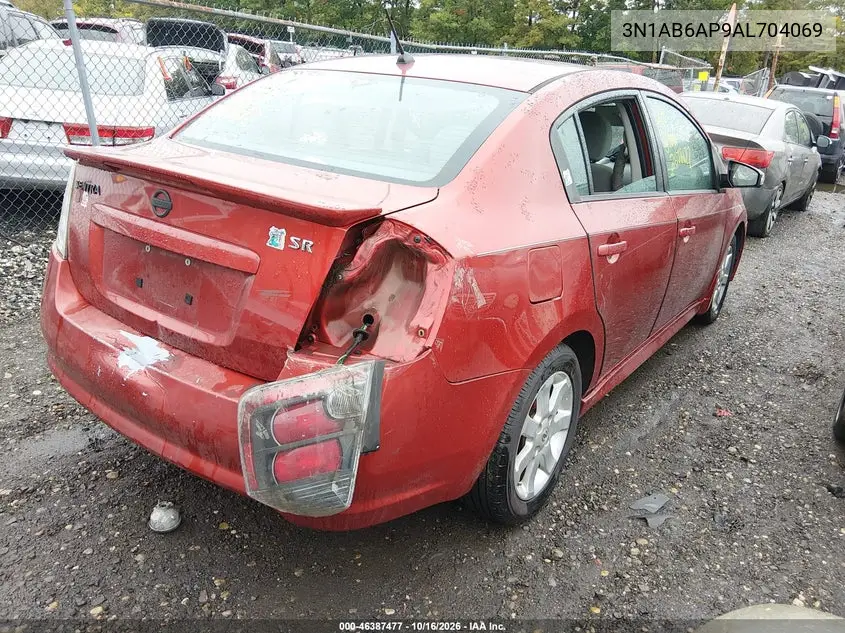 2010 NISSAN SENTRA VIN 3N1AB6AP9AL704069 — фото 4