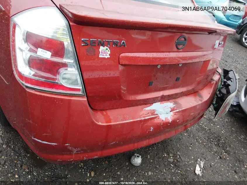 2010 NISSAN SENTRA VIN 3N1AB6AP9AL704069 — фото 6