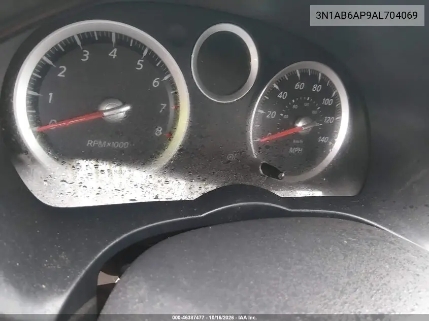 2010 NISSAN SENTRA VIN 3N1AB6AP9AL704069 — фото 7