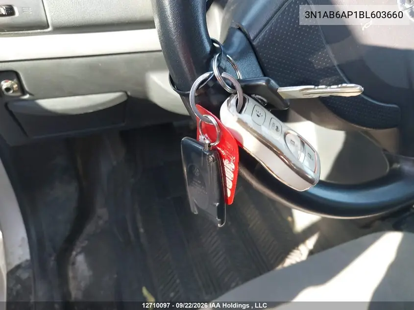 2011 NISSAN SENTRA VIN 3N1AB6AP1BL603660 — фото 11