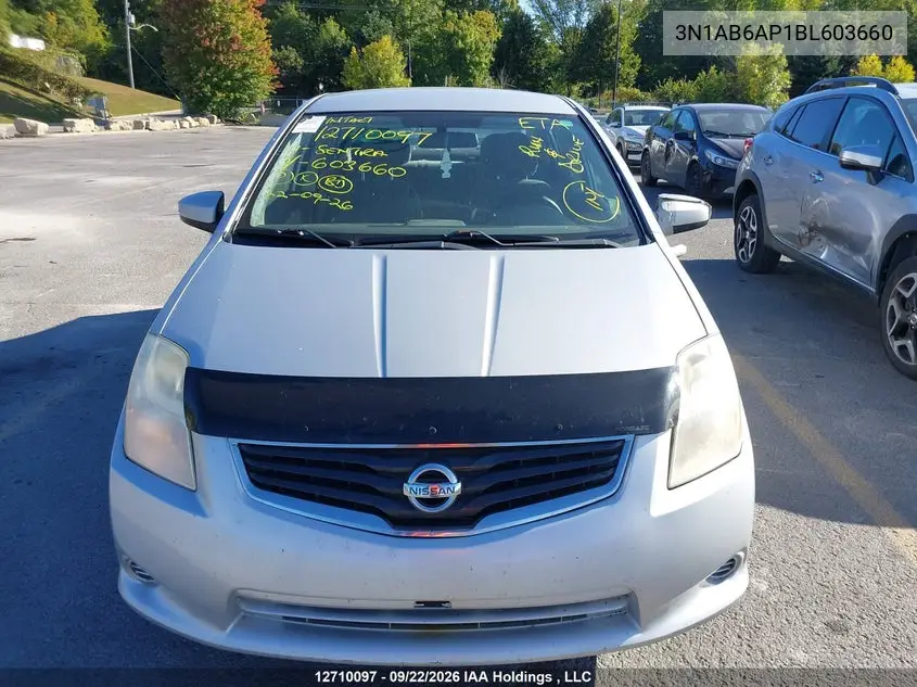 2011 NISSAN SENTRA VIN 3N1AB6AP1BL603660 — фото 12