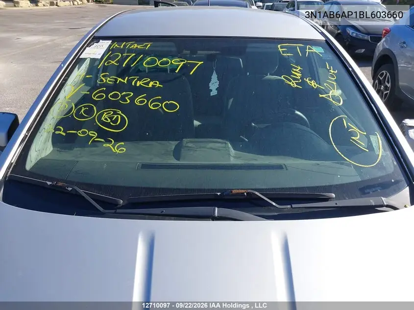 2011 NISSAN SENTRA VIN 3N1AB6AP1BL603660 — фото 17