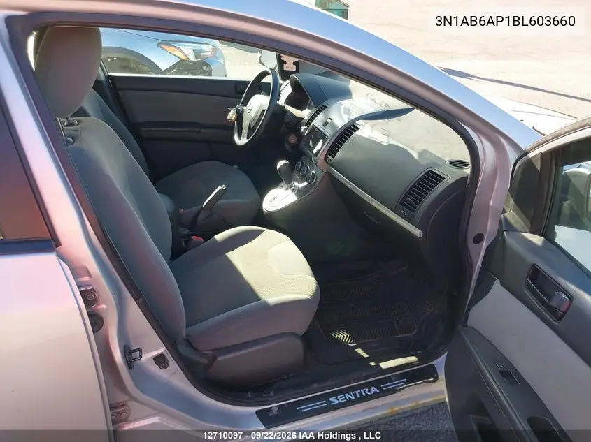 2011 NISSAN SENTRA VIN 3N1AB6AP1BL603660 — фото 5