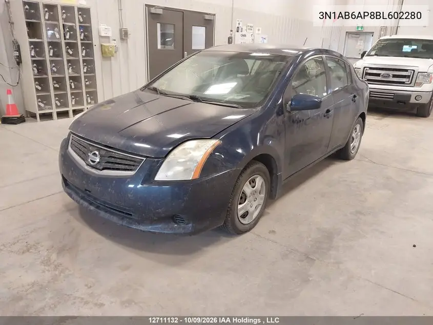 2011 NISSAN SENTRA VIN 3N1AB6AP8BL602280 — фото 2