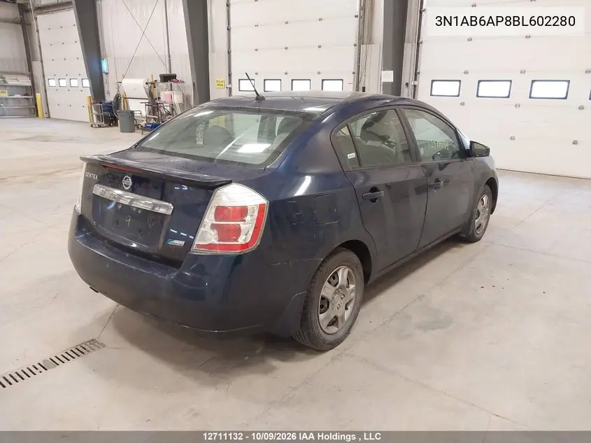 2011 NISSAN SENTRA VIN 3N1AB6AP8BL602280 — фото 4