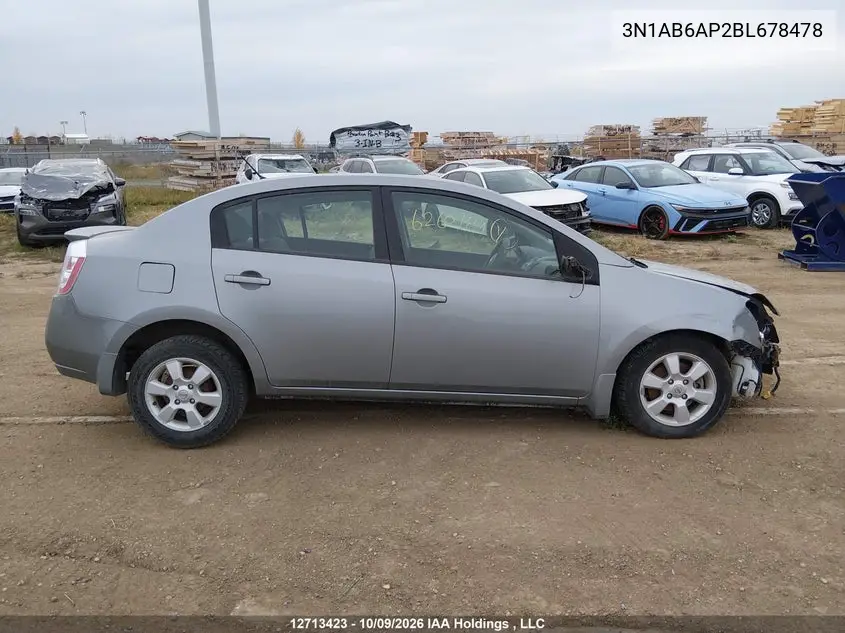 2011 NISSAN SENTRA VIN 3N1AB6AP2BL678478 — фото 14