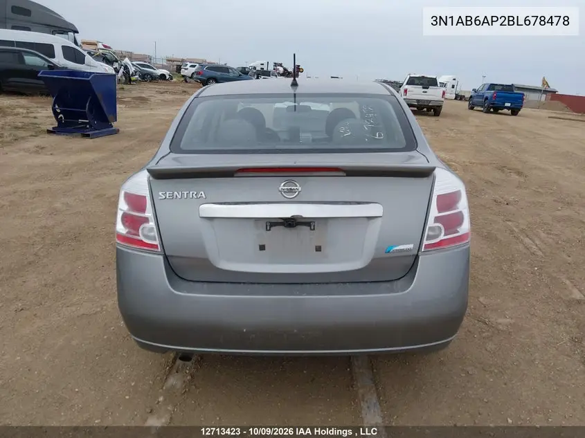 2011 NISSAN SENTRA VIN 3N1AB6AP2BL678478 — фото 17