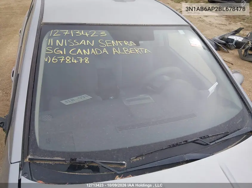 2011 NISSAN SENTRA VIN 3N1AB6AP2BL678478 — фото 18