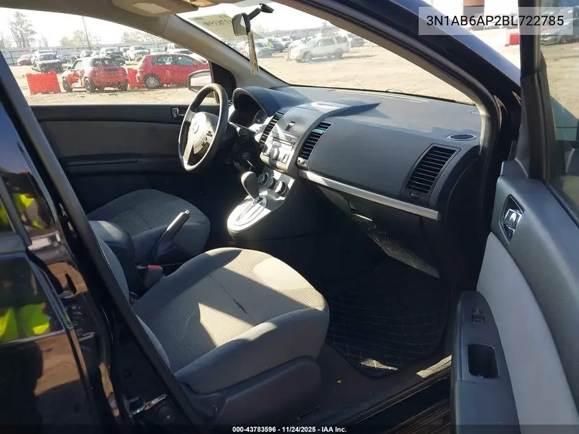 2011 NISSAN SENTRA VIN 3N1AB6AP2BL722785 — фото 5