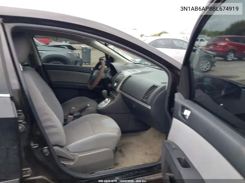 2011 NISSAN SENTRA VIN 3N1AB6AP8BL674919 — фото 5