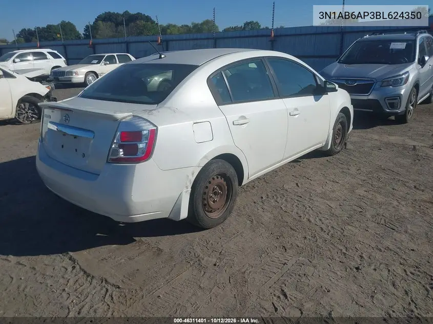 2011 NISSAN SENTRA VIN 3N1AB6AP3BL624350 — фото 4