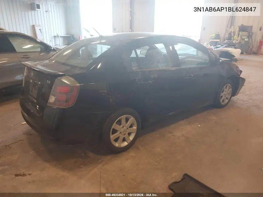 2011 NISSAN SENTRA VIN 3N1AB6AP1BL624847 — фото 4