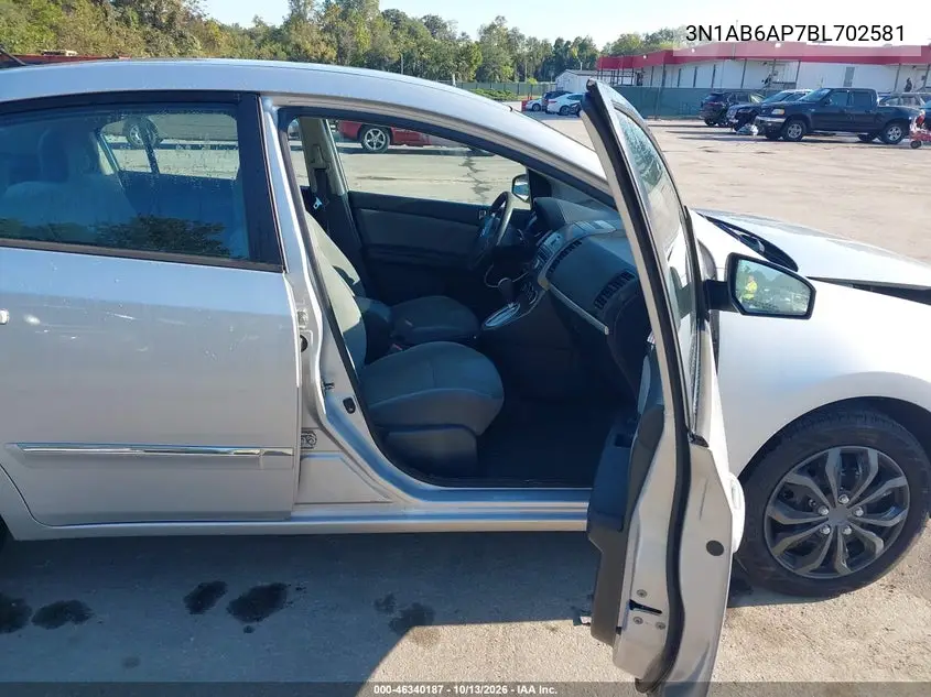 2011 NISSAN SENTRA VIN 3N1AB6AP7BL702581 — фото 5