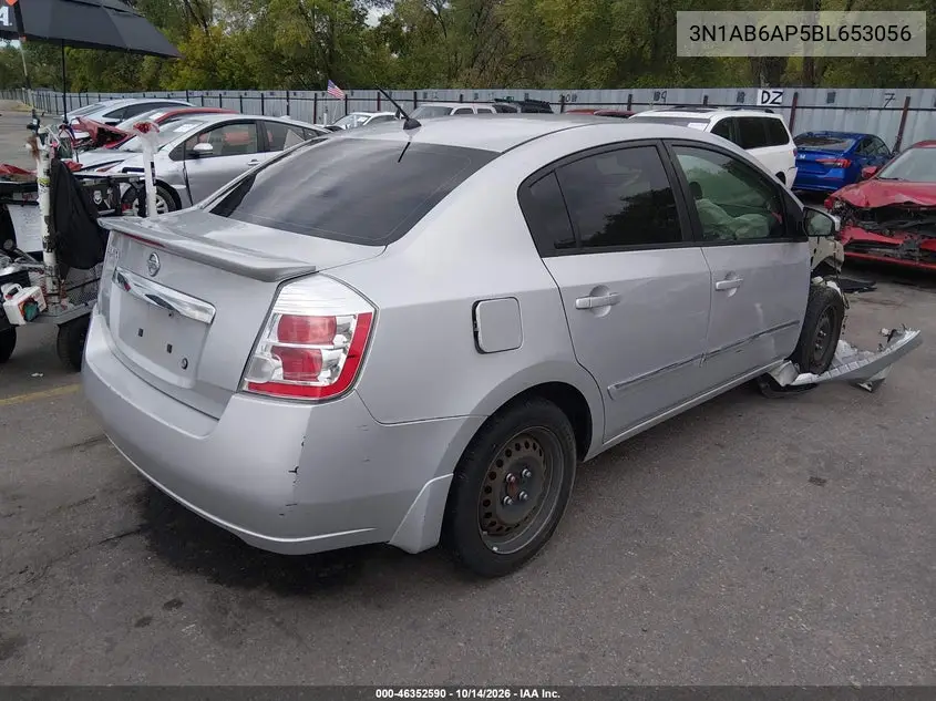 2011 NISSAN SENTRA VIN 3N1AB6AP5BL653056 — фото 4