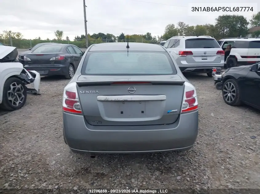 2012 NISSAN SENTRA VIN 3N1AB6AP5CL687774 — фото 16