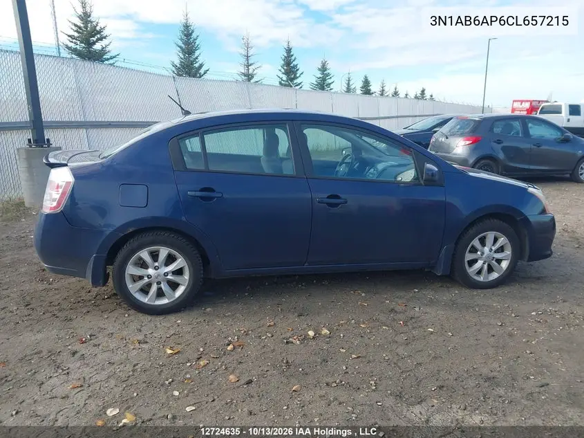 2012 NISSAN SENTRA VIN 3N1AB6AP6CL657215 — фото 13