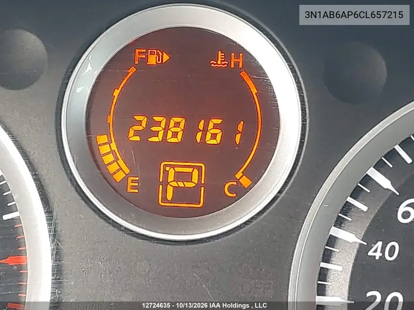 2012 NISSAN SENTRA VIN 3N1AB6AP6CL657215 — фото 15