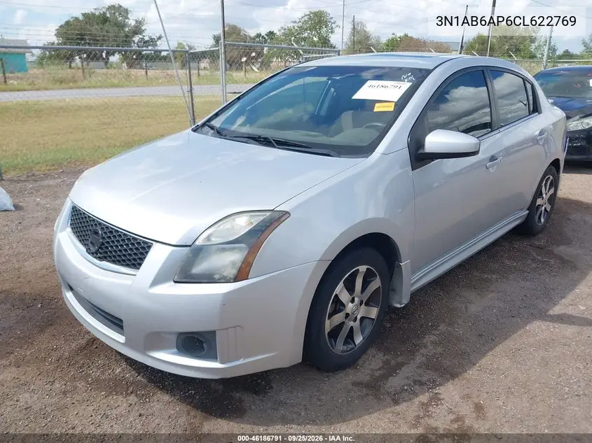2012 NISSAN SENTRA VIN 3N1AB6AP6CL622769 — фото 2