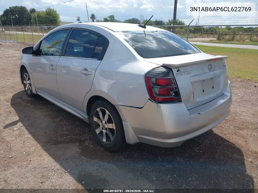 2012 NISSAN SENTRA VIN 3N1AB6AP6CL622769 — фото 3