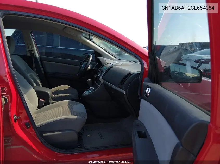 2012 NISSAN SENTRA VIN 3N1AB6AP2CL654084 — фото 5