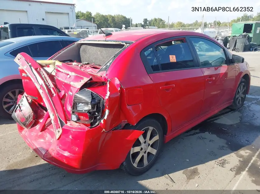 2012 NISSAN SENTRA VIN 3N1AB6AP8CL662352 — фото 4