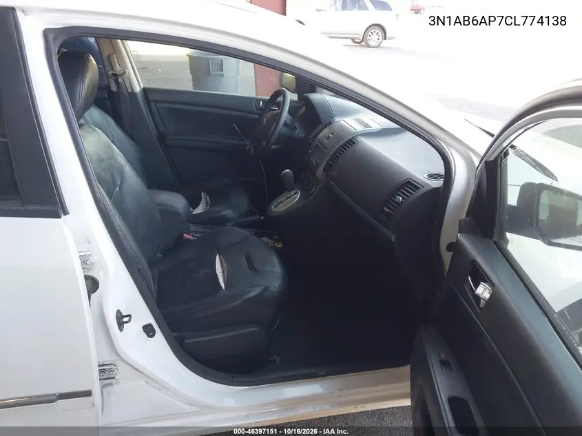 2012 NISSAN SENTRA VIN 3N1AB6AP7CL774138 — фото 5