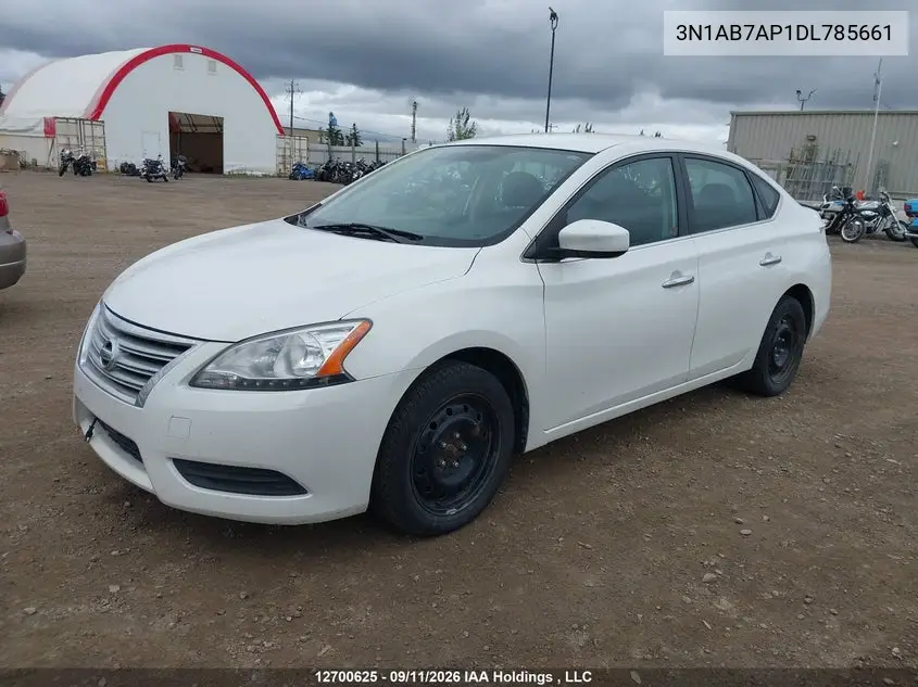 2013 NISSAN SENTRA VIN 3N1AB7AP1DL785661 — фото 2
