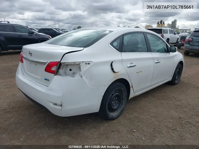 2013 NISSAN SENTRA VIN 3N1AB7AP1DL785661 — фото 4