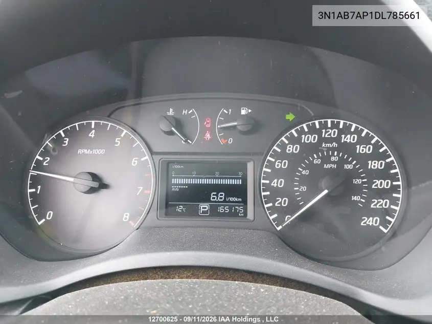 2013 NISSAN SENTRA VIN 3N1AB7AP1DL785661 — фото 7