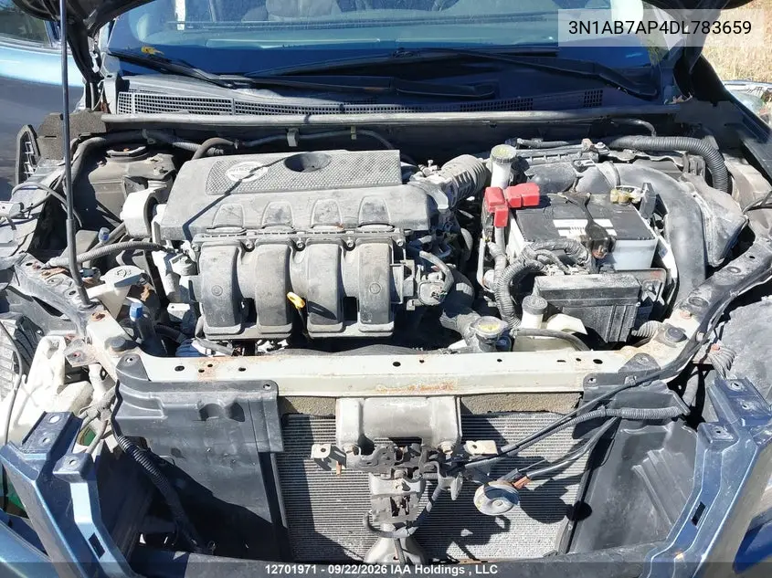 2013 NISSAN SENTRA VIN 3N1AB7AP4DL783659 — фото 10