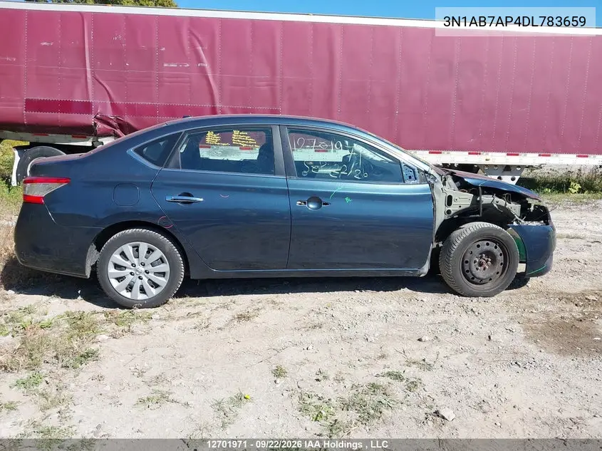 2013 NISSAN SENTRA VIN 3N1AB7AP4DL783659 — фото 14