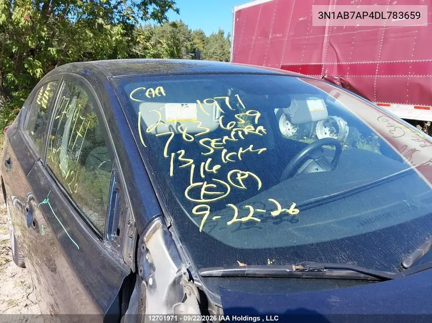 2013 NISSAN SENTRA VIN 3N1AB7AP4DL783659 — фото 18