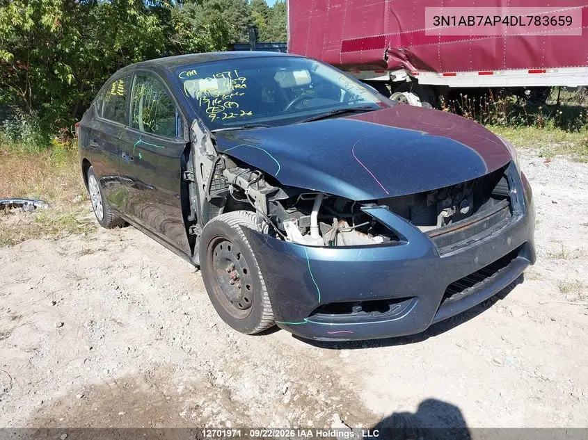 2013 NISSAN SENTRA VIN 3N1AB7AP4DL783659 — фото 6