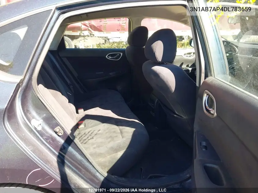 2013 NISSAN SENTRA VIN 3N1AB7AP4DL783659 — фото 8