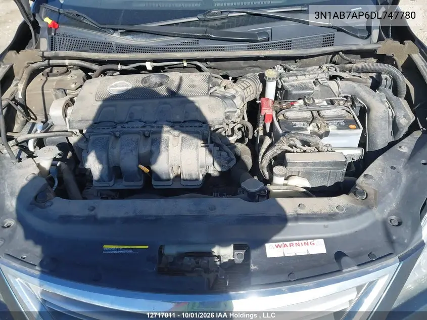 2013 NISSAN SENTRA VIN 3N1AB7AP6DL747780 — фото 10