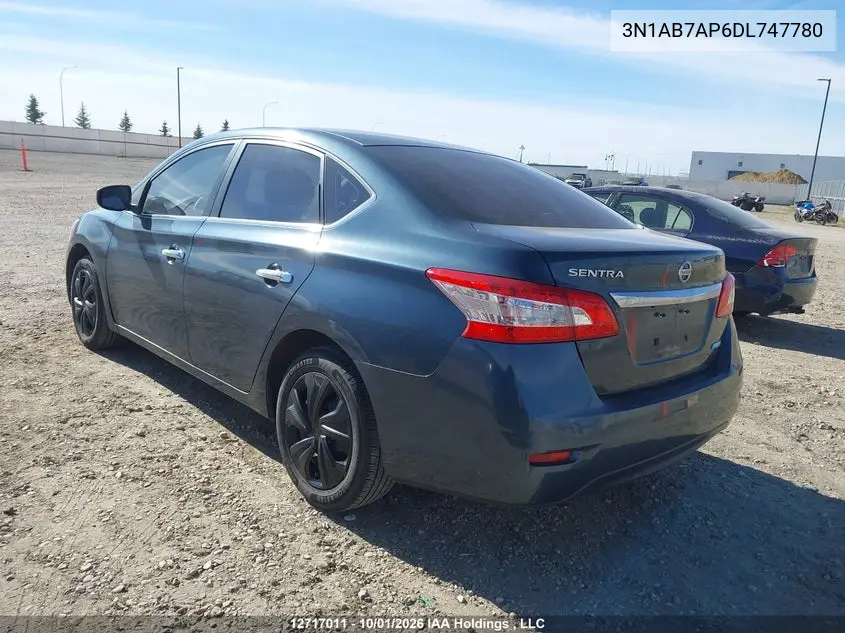 2013 NISSAN SENTRA VIN 3N1AB7AP6DL747780 — фото 3