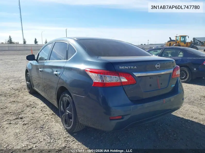 2013 NISSAN SENTRA VIN 3N1AB7AP6DL747780 — фото 6