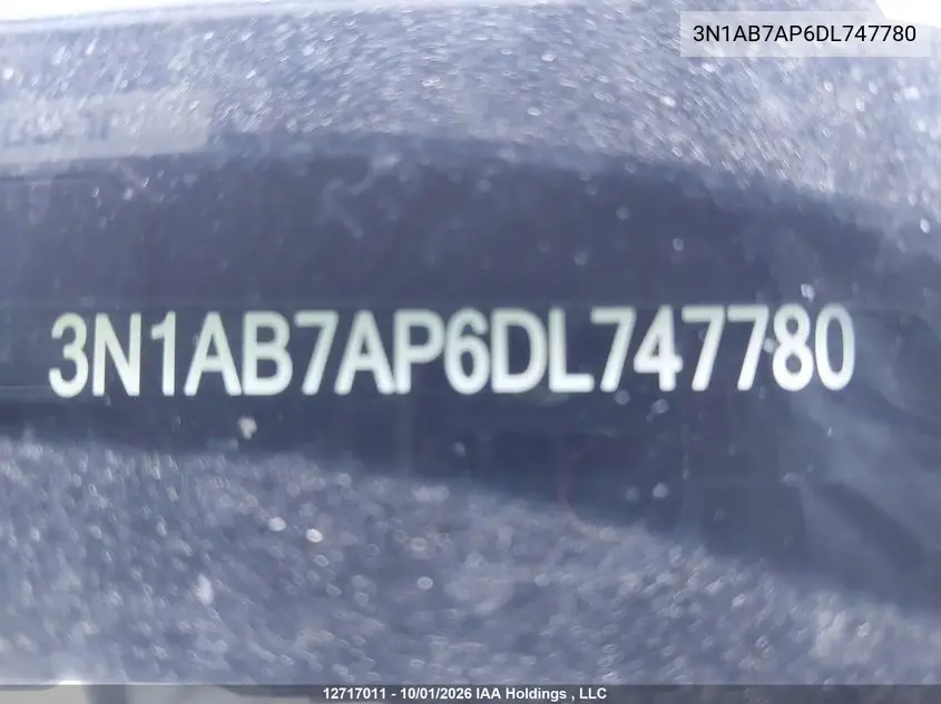 2013 NISSAN SENTRA VIN 3N1AB7AP6DL747780 — фото 9