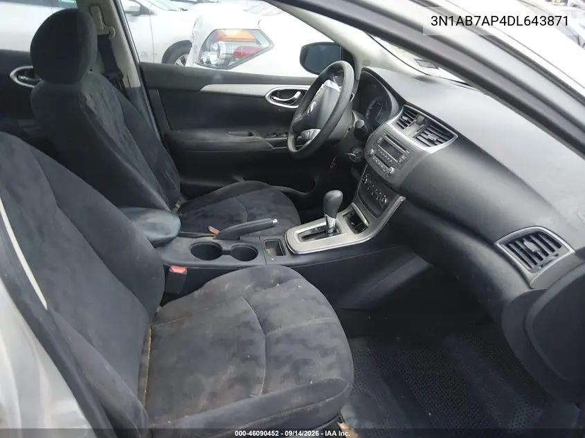 2013 NISSAN SENTRA VIN 3N1AB7AP4DL643871 — фото 5