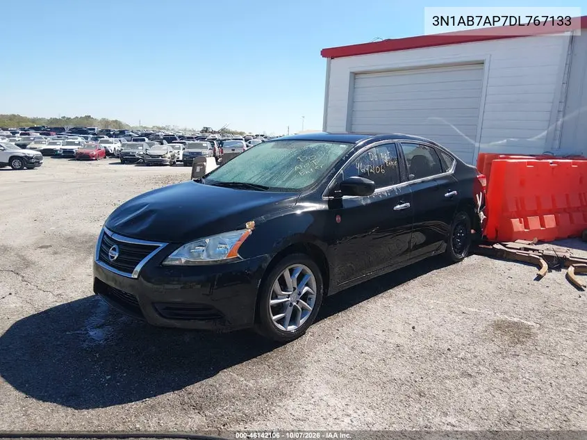 2013 NISSAN SENTRA VIN 3N1AB7AP7DL767133 — фото 2