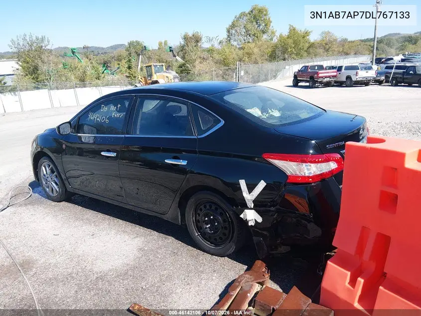 2013 NISSAN SENTRA VIN 3N1AB7AP7DL767133 — фото 3
