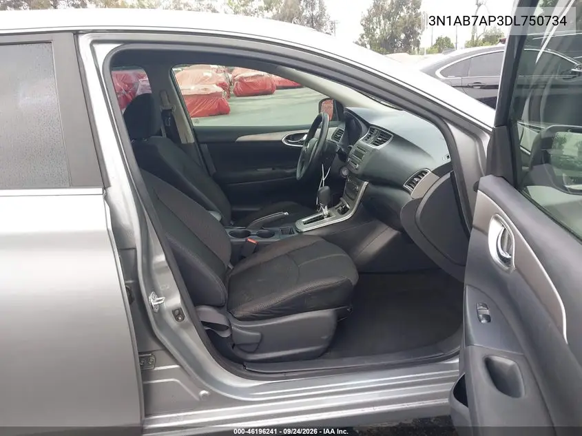 2013 NISSAN SENTRA VIN 3N1AB7AP3DL750734 — фото 5