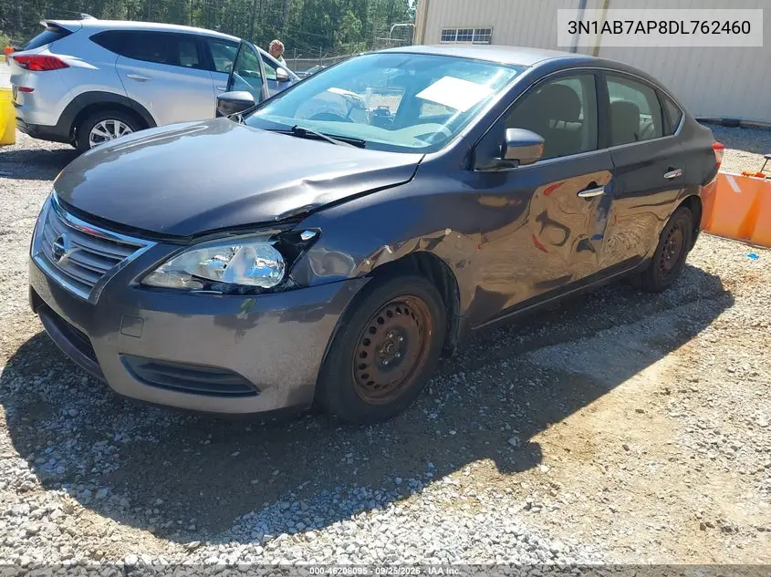 2013 NISSAN SENTRA VIN 3N1AB7AP8DL762460 — фото 2