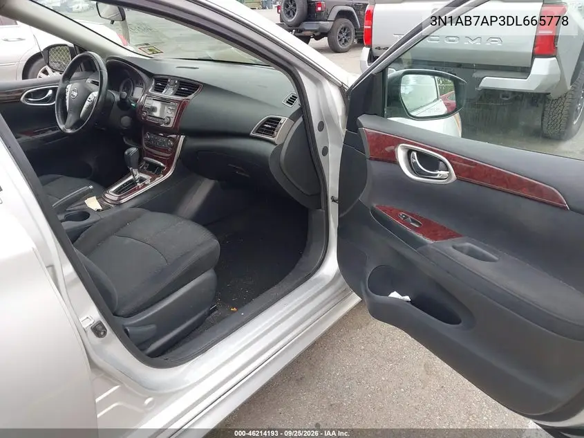 2013 NISSAN SENTRA VIN 3N1AB7AP3DL665778 — фото 5